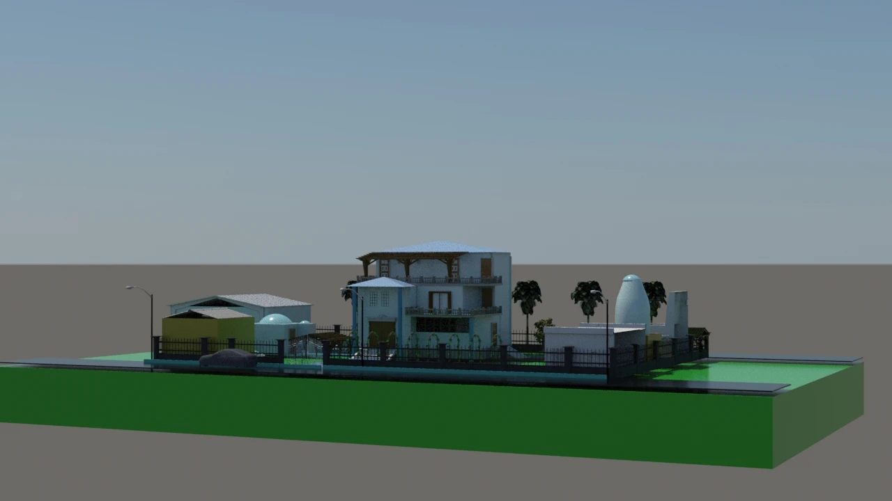 3D Max Villa Design